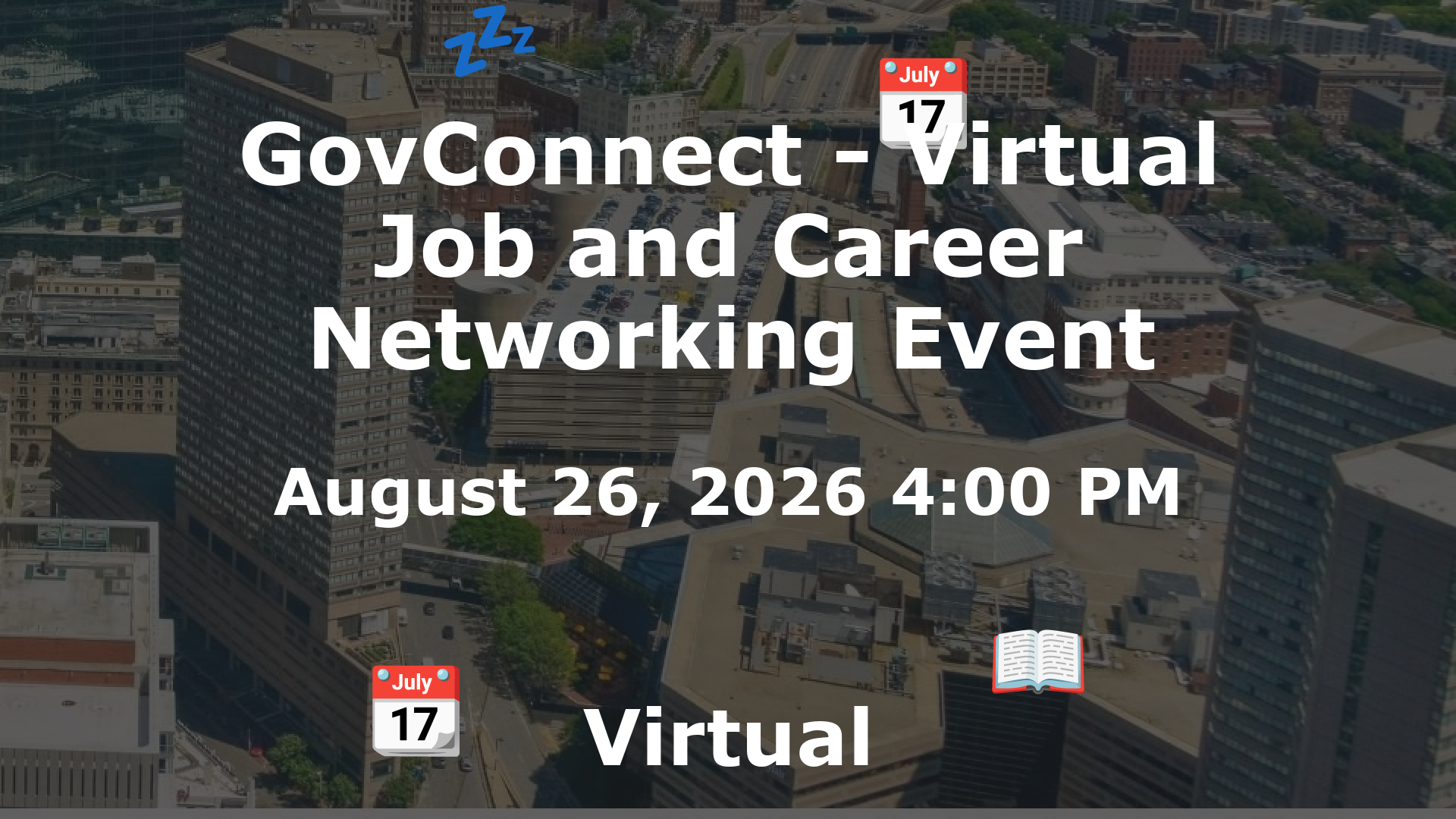 GovConnect - Virtual Job and Career Networking Event event image